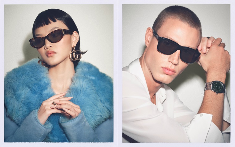 '세련미~레트로 감성' 구찌, 2026 S/S 아이웨어 캠페인 선봬 3-Image